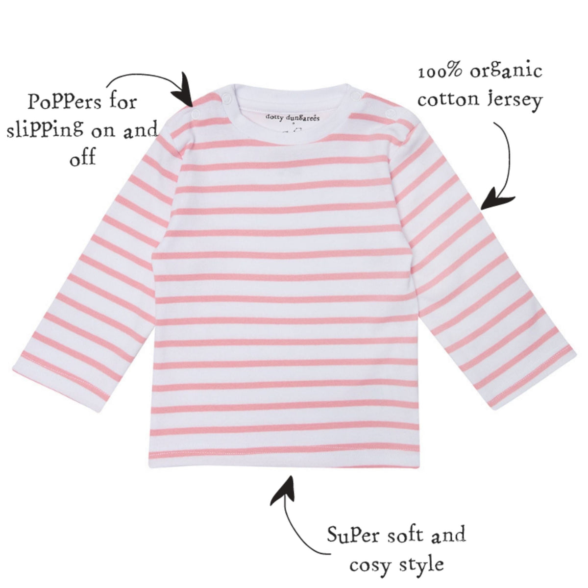 Pink Breton Stripe Top