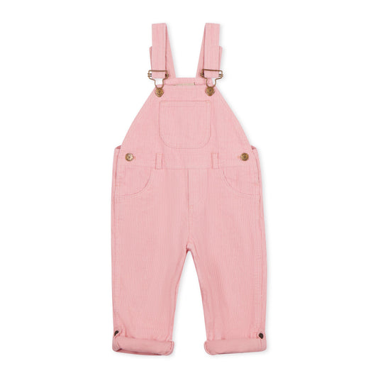 Pink Chunky Cord Dungarees