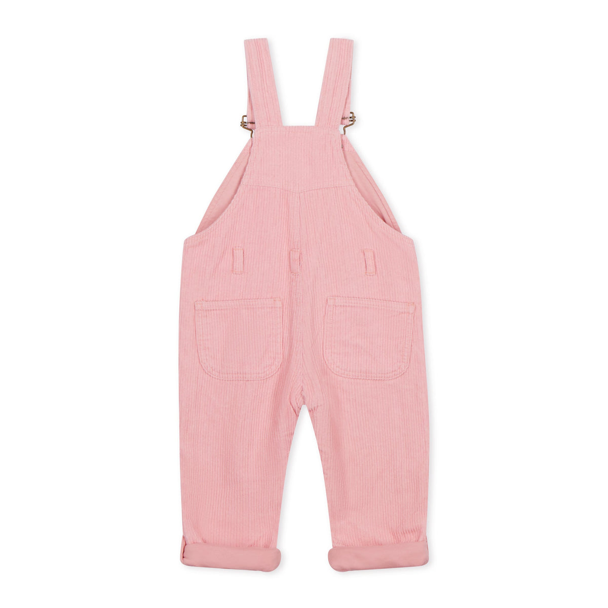 Pink Chunky Cord Dungarees