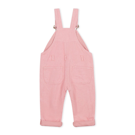 Pink Chunky Cord Dungarees