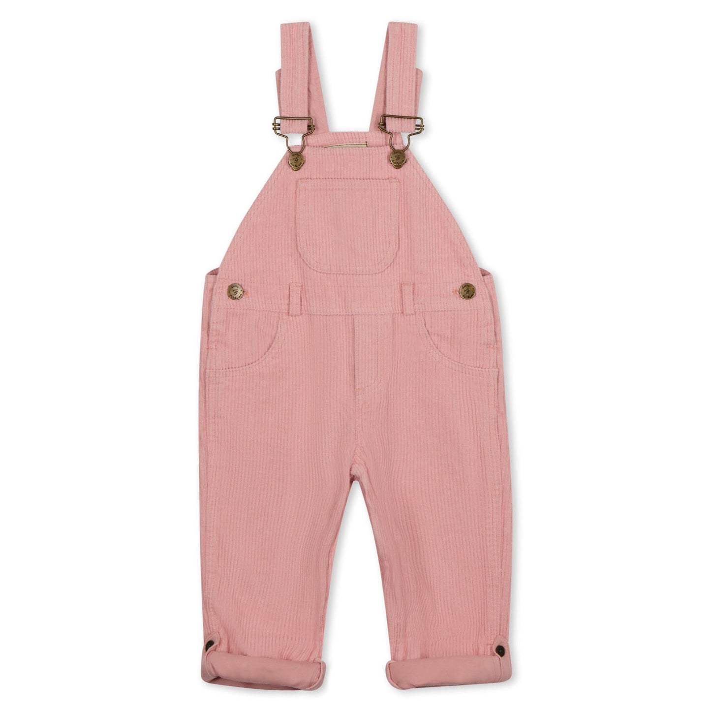 Pink Chunky Cord Dungarees