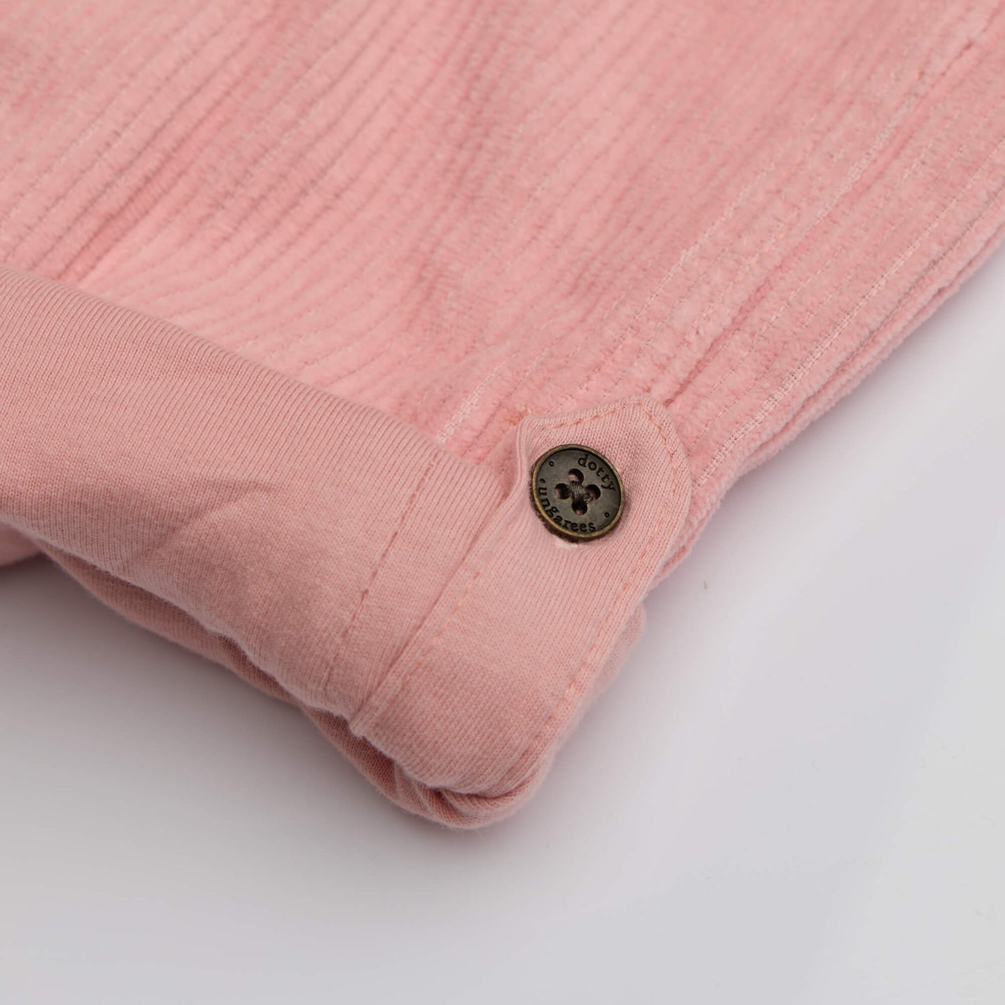 Pink Chunky Cord Dungarees
