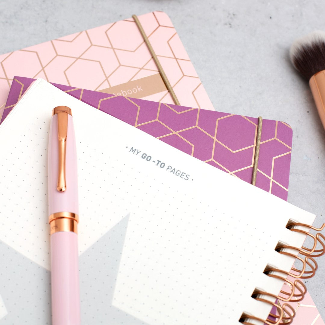 Matilda Myres | 2027 Diary - A5 Weekly Planner with Rose Gold Wiro | Week-to-View