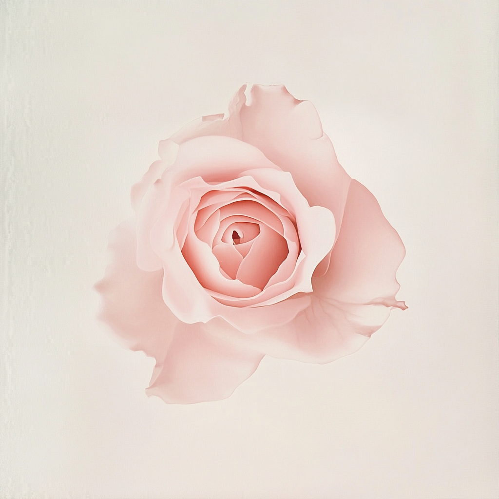Pink Rose Cotton Cushion