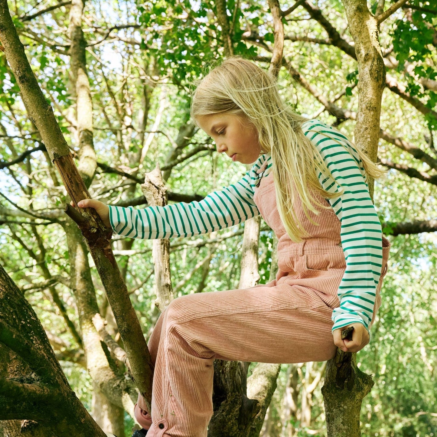 Pink Chunky Cord Dungarees