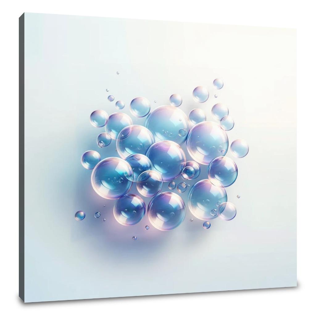 Fresh Soap Bubbles Canvas