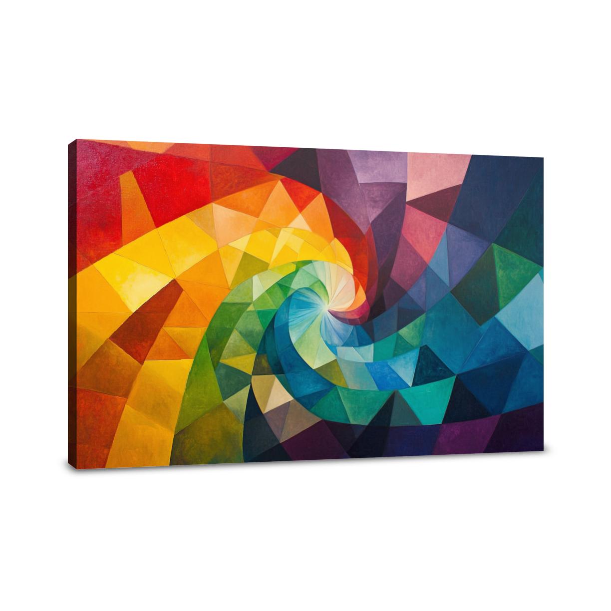 Rainbow Vortex Canvas