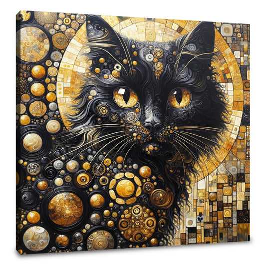 The Golden Cat Eyes Canvas