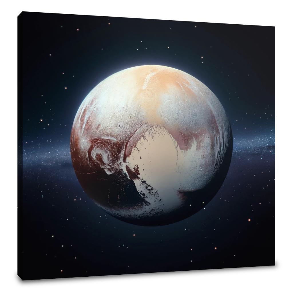 Pluto's Frozen Realm Canvas
