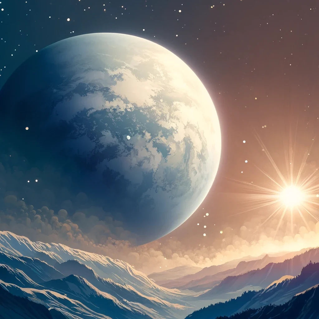 Planetary Serenity Canvas
