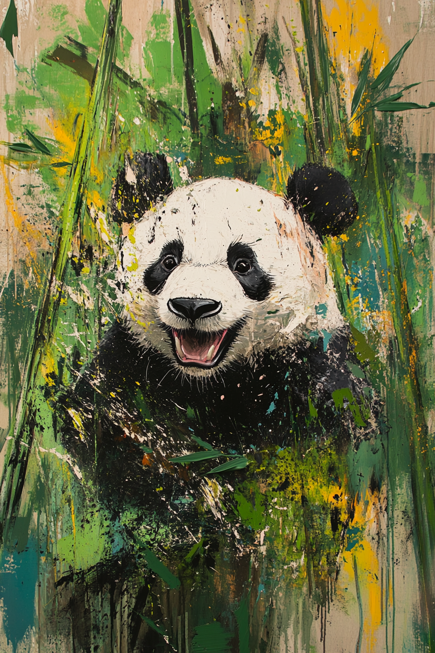 Playful Panda Canvas