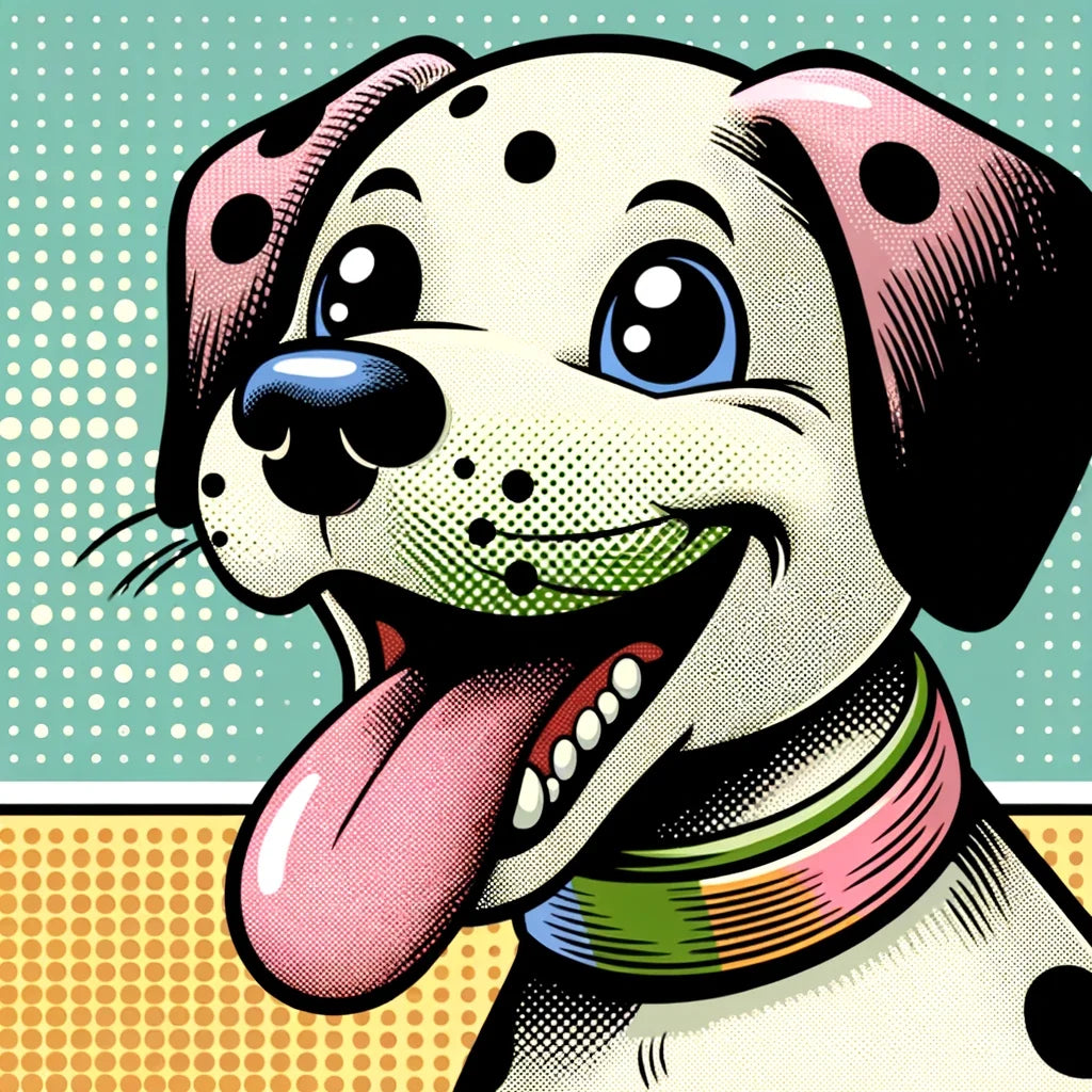 Playful Pup Canvas