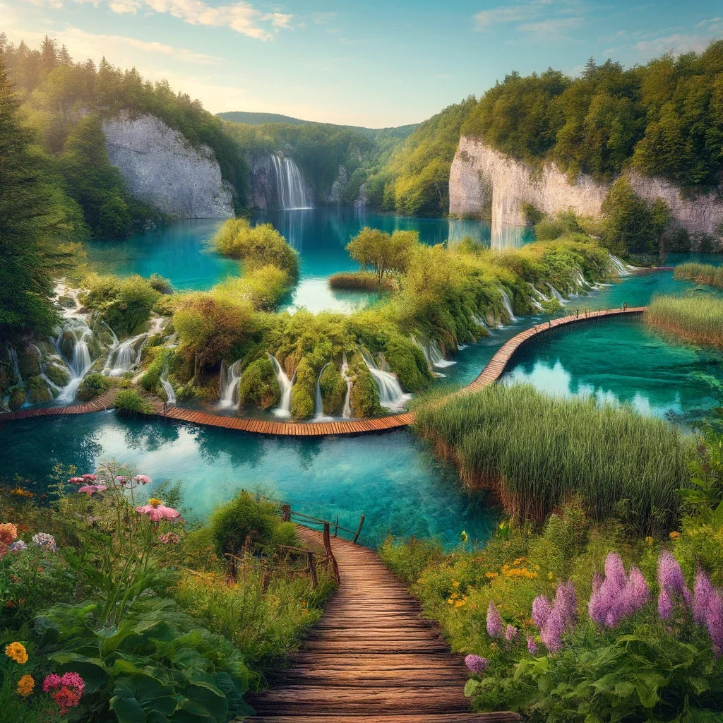 Plitvice Serenity Canvas