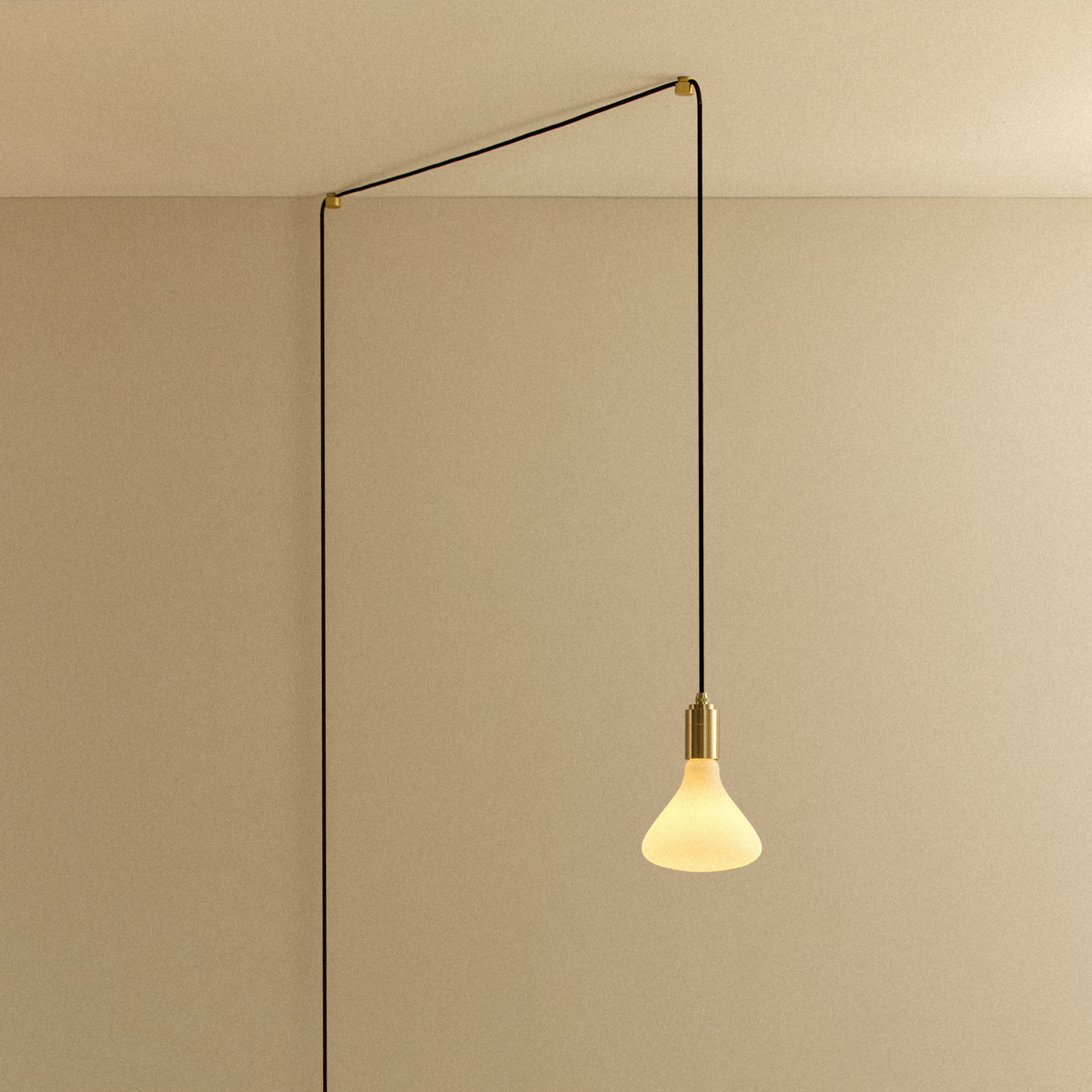 Noma Plug-In Pendant in Brass