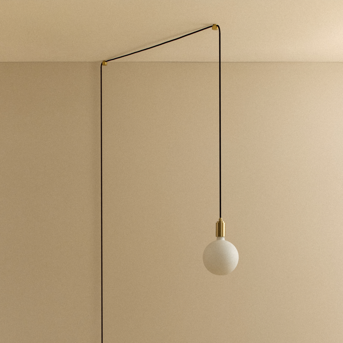 Sphere IV Plug-In Pendant in Brass