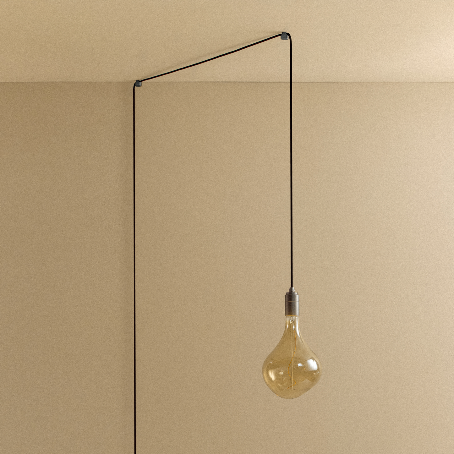 Voronoi II Plug-In Pendant in Graphite