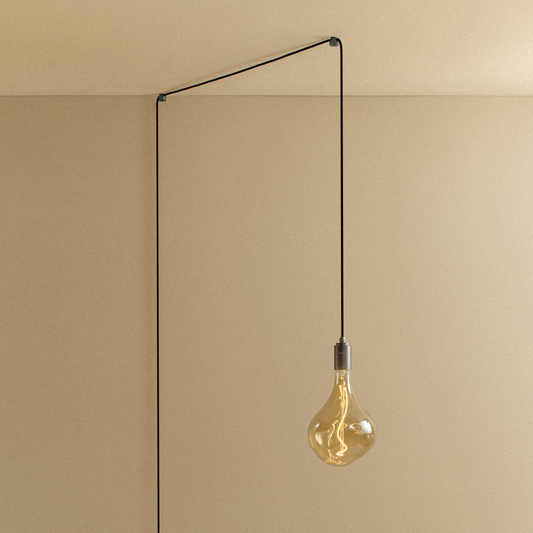 Voronoi II Plug-In Pendant in Graphite