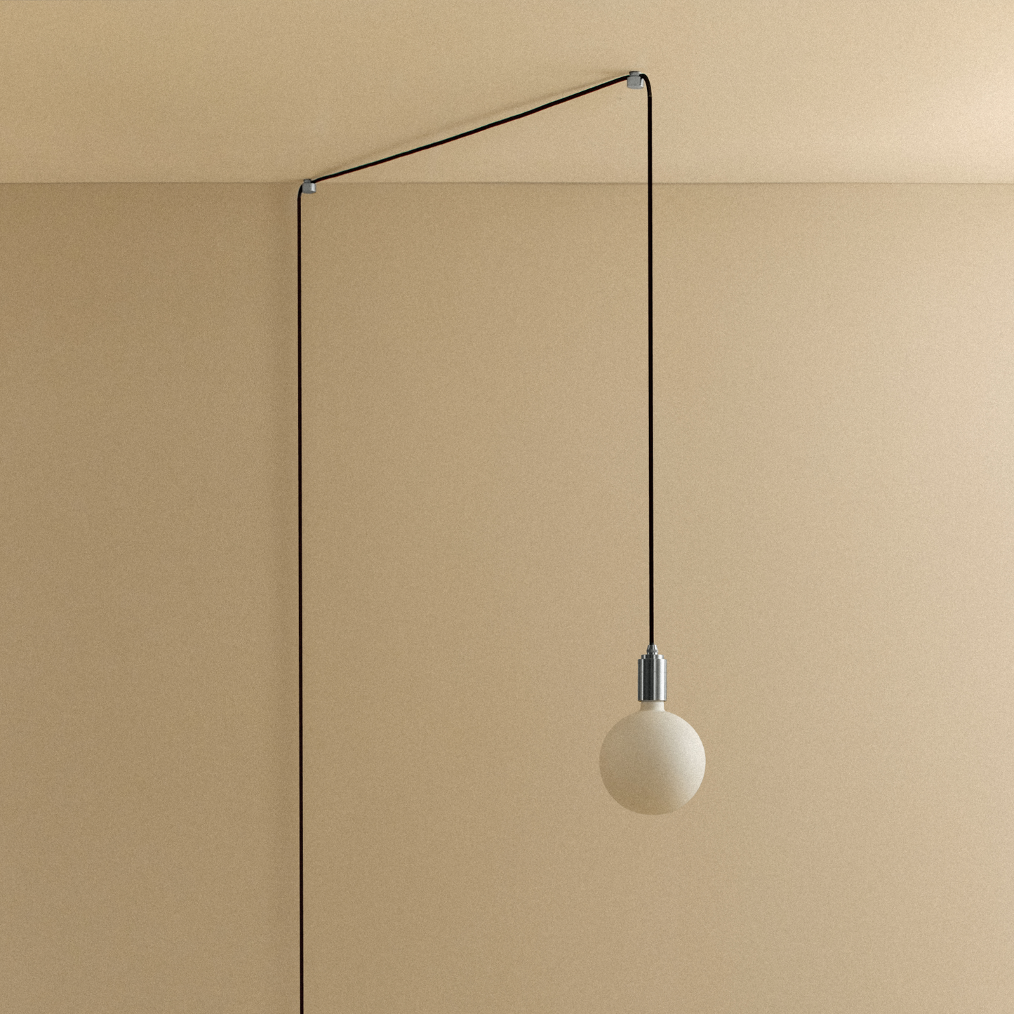 Sphere IV Plug-In Pendant in Stainless Steel