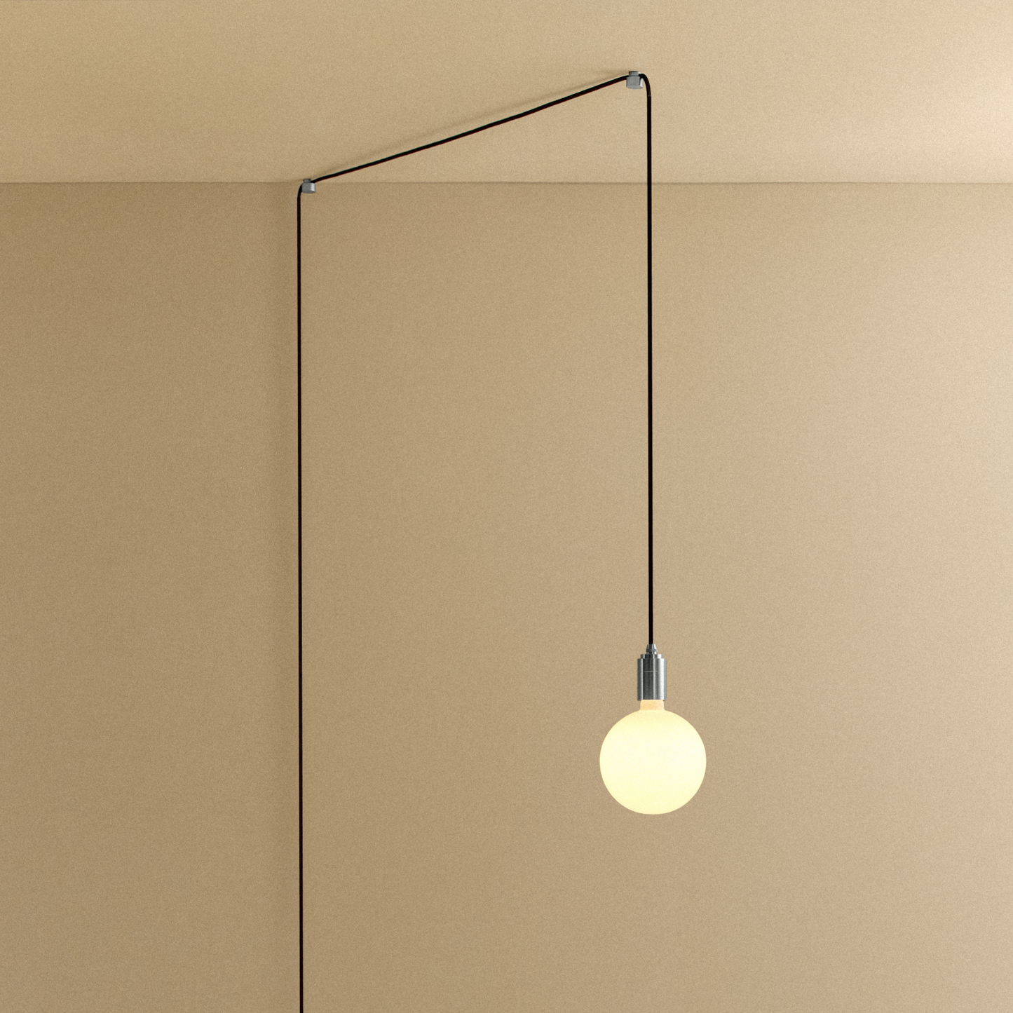 Sphere IV Plug-In Pendant in Stainless Steel