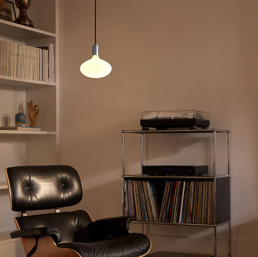 Oval II Plug-In Pendant Light in Stainless Steel