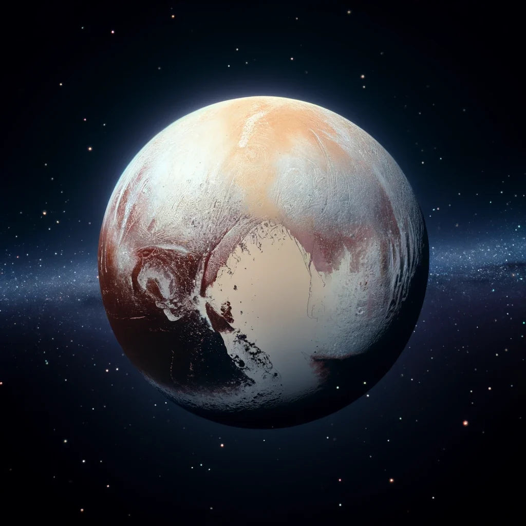 Pluto's Frozen Realm Cotton Cushion