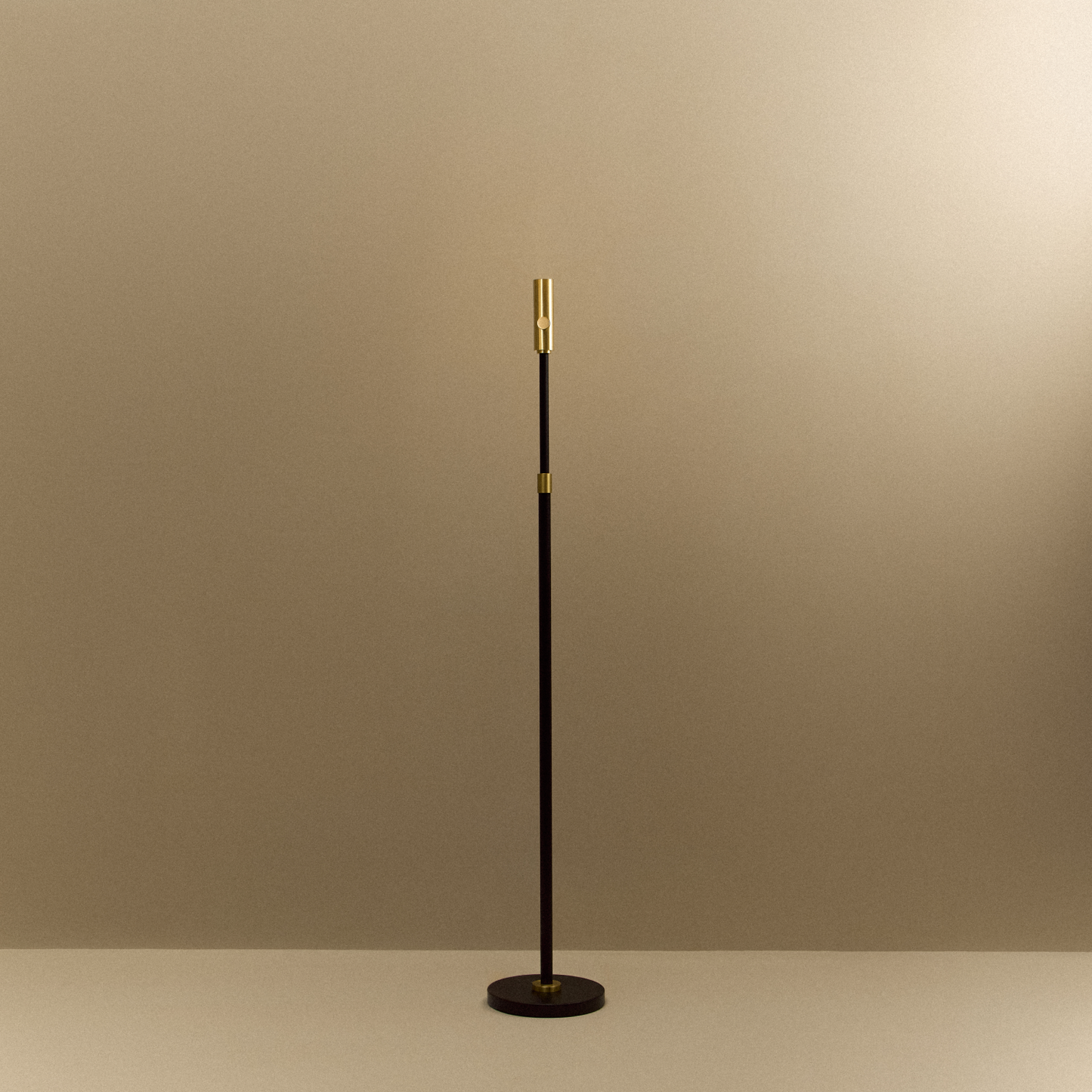 Poise Adjustable Floor Lamp in Brass