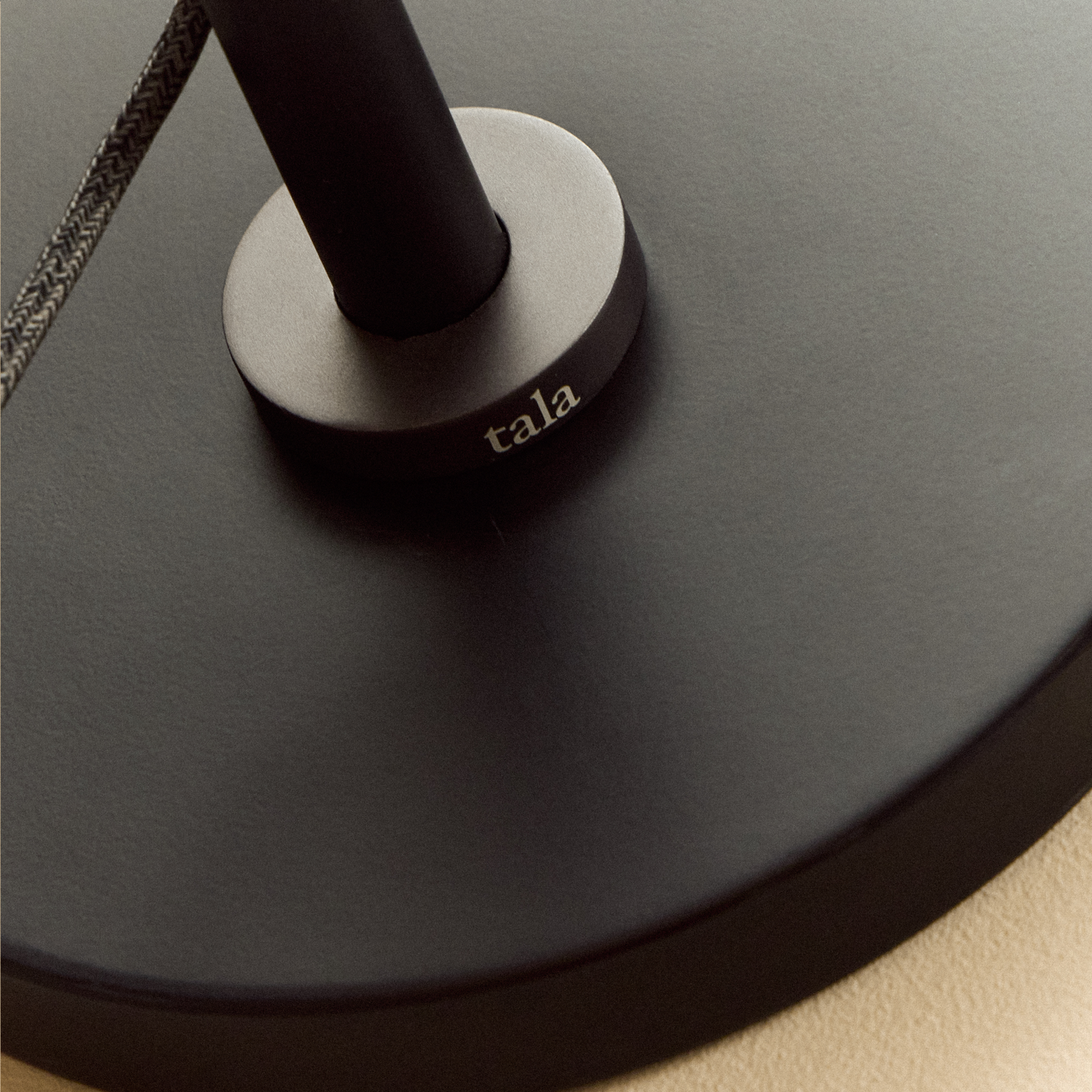 Poise Adjustable Floor Lamp in Graphite + Oval II