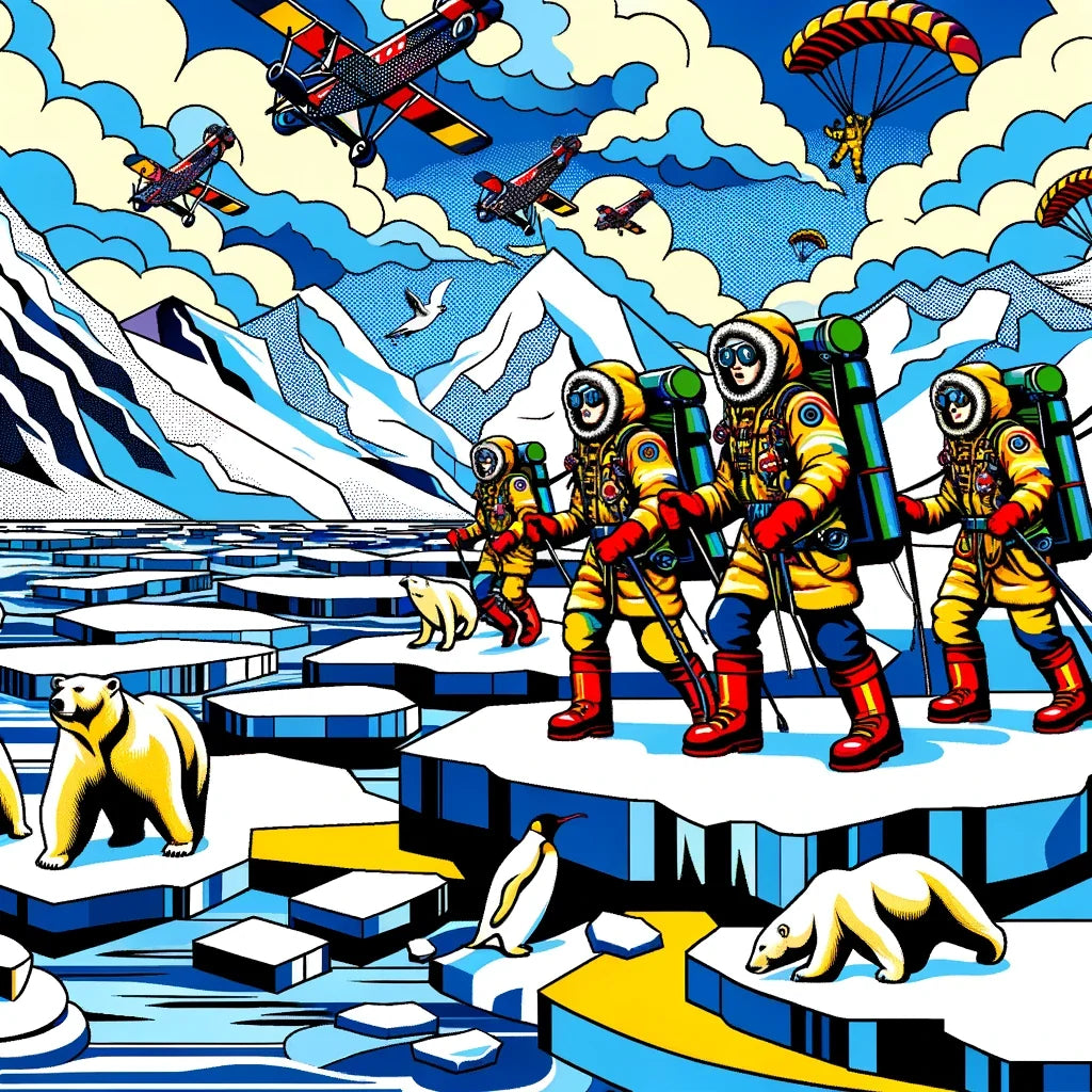 Polar Expedition Pop Canvas