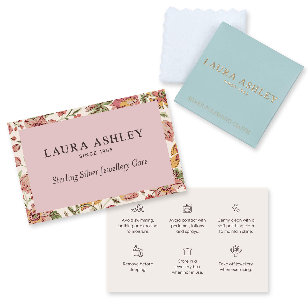 Laura Ashley Silver Butterfly Garden Necklace