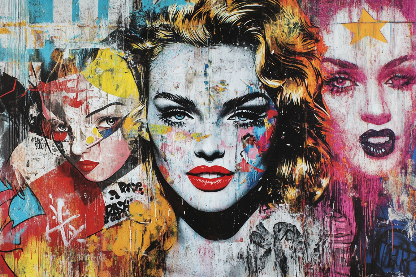 Pop Icon Graffiti Blanket