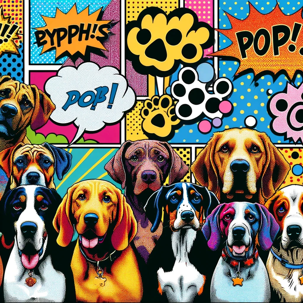 Pop Paws Parade Cotton Cushion