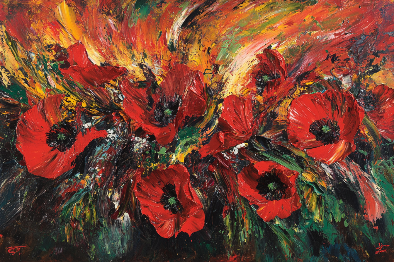 Poppy Burst Blanket