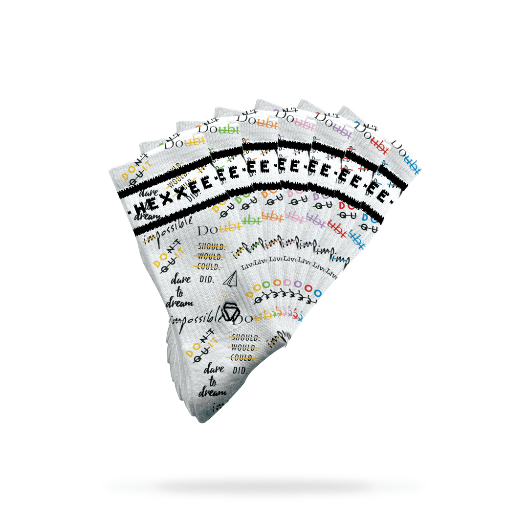 Positive Vibes 2Lines Padel Socks