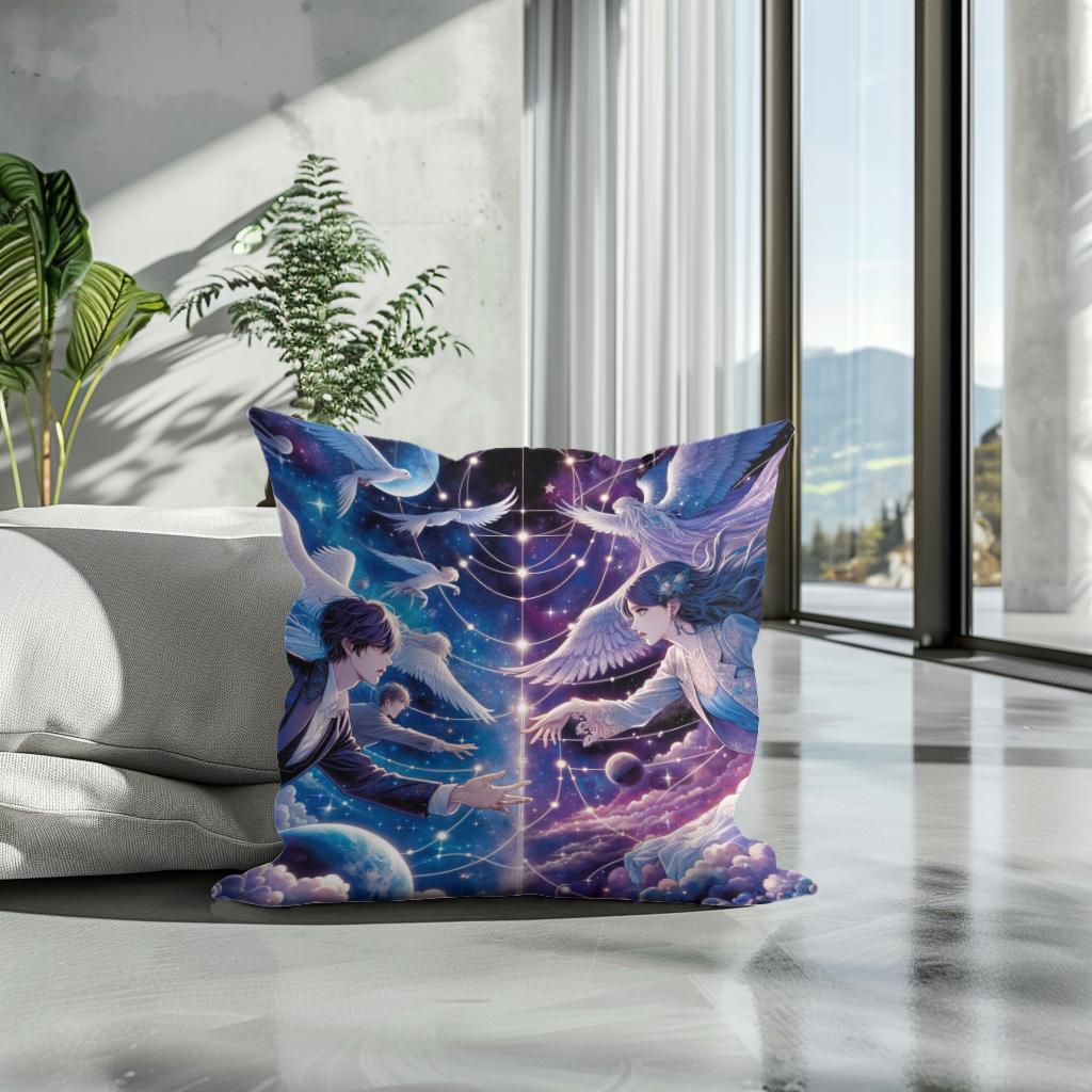 Stellar Love Embrace Cotton Cushion