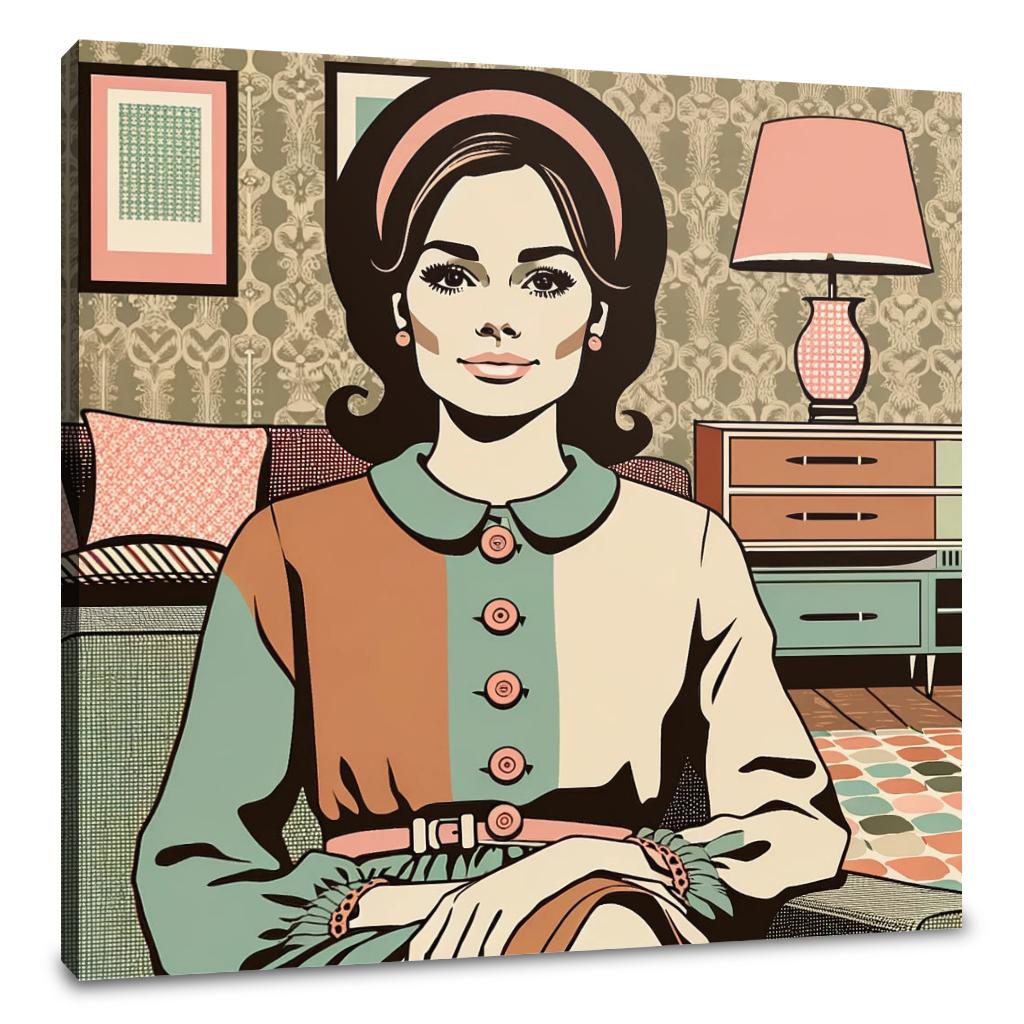 Retro Harmony Canvas