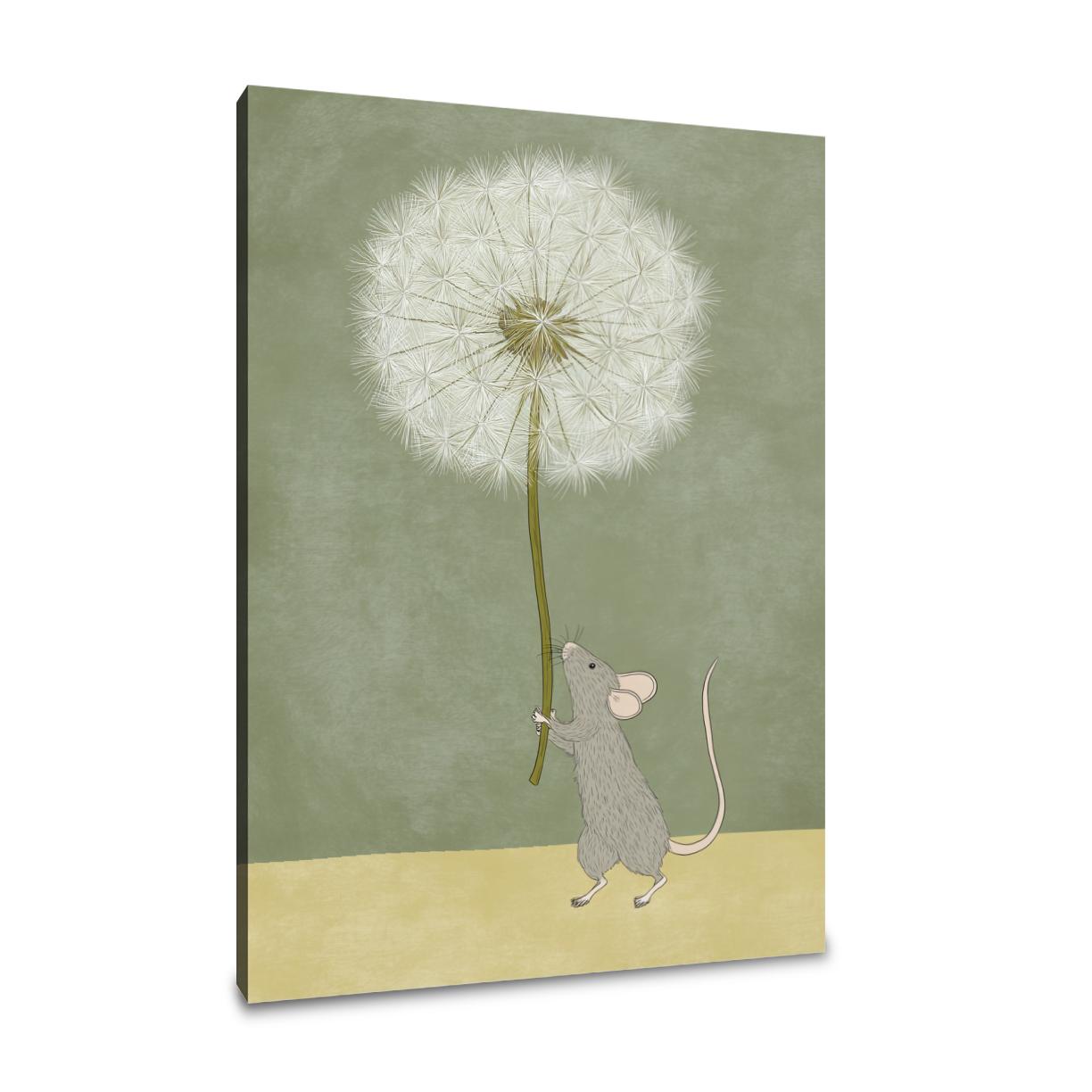 Mouse and Dandelion Canvas