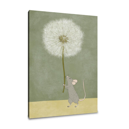 Mouse and Dandelion Canvas