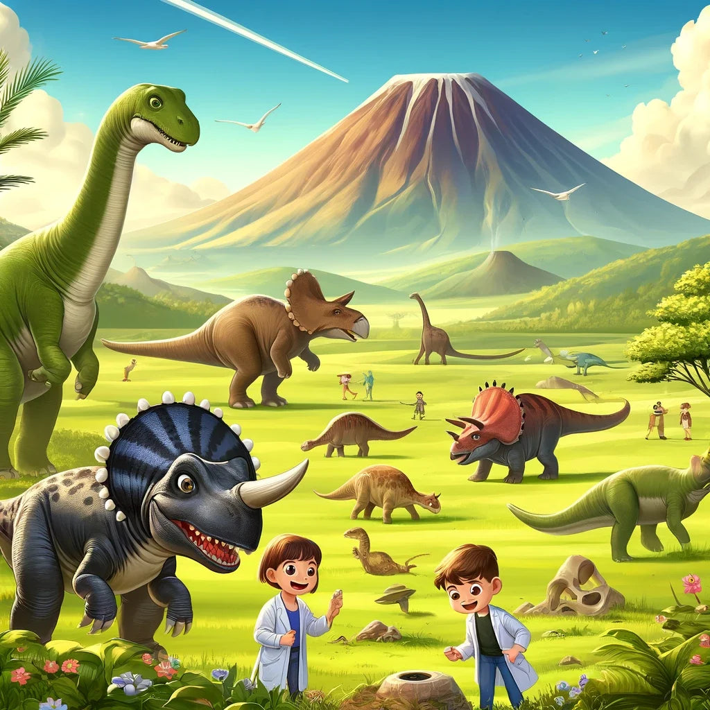 Prehistoric Adventure Canvas