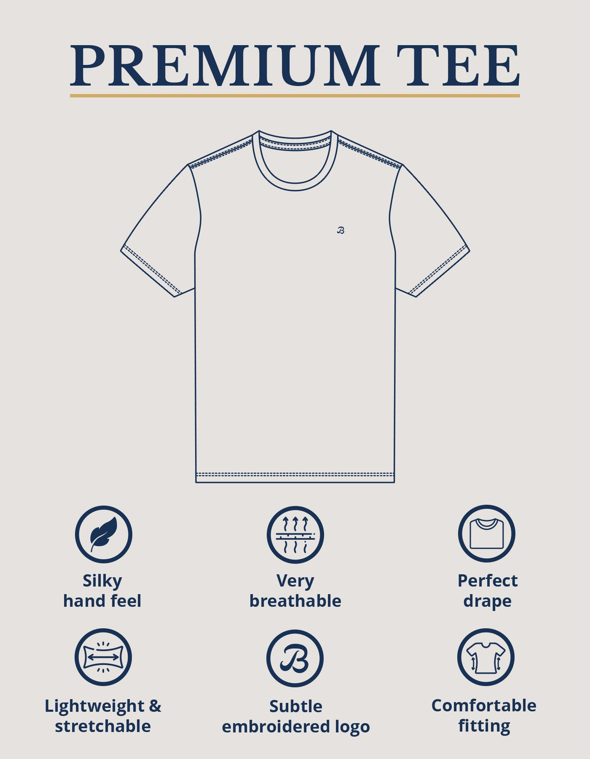 Premium Cotton T-Shirt - Black