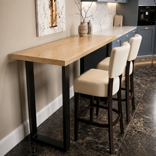 Premium Solid Oak Breakfast Bar