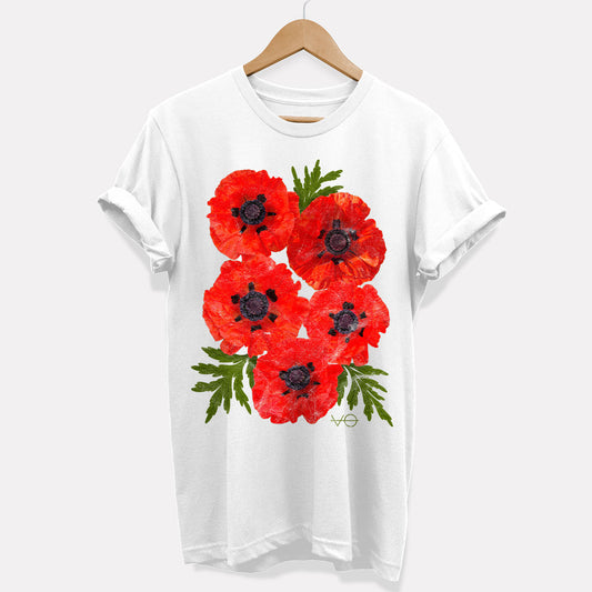 Pressed Poppies T-Shirt (Unisex)