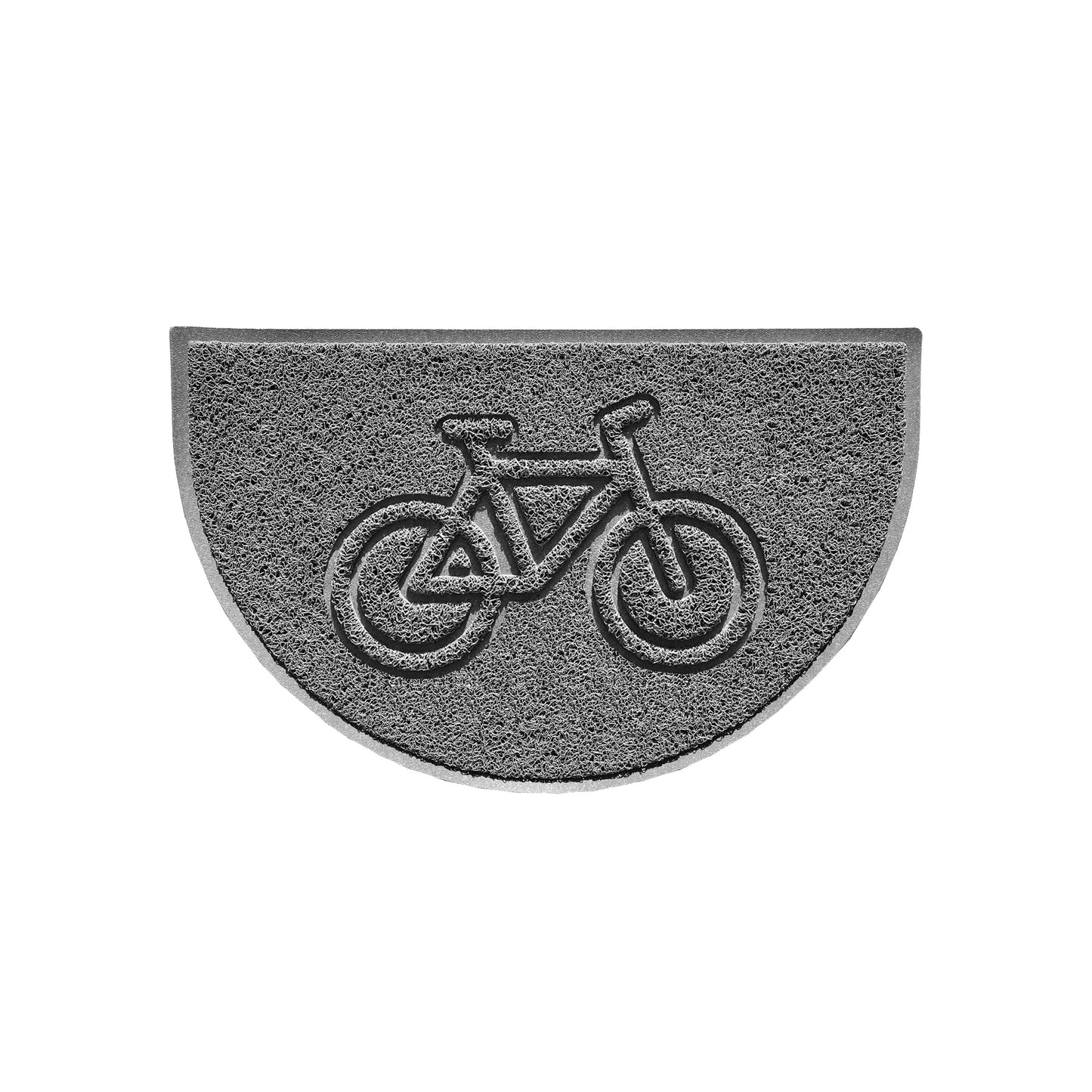 Cycle Embossed Halfmoon Spaghetti Indoor/Outdoor Doormat