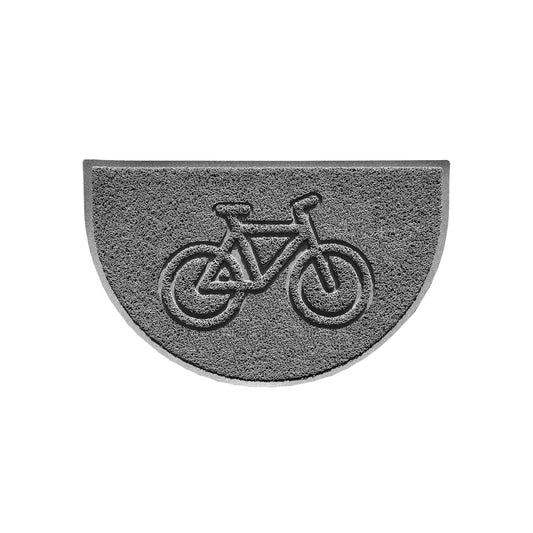 Cycle Embossed Halfmoon Spaghetti Indoor/Outdoor Doormat
