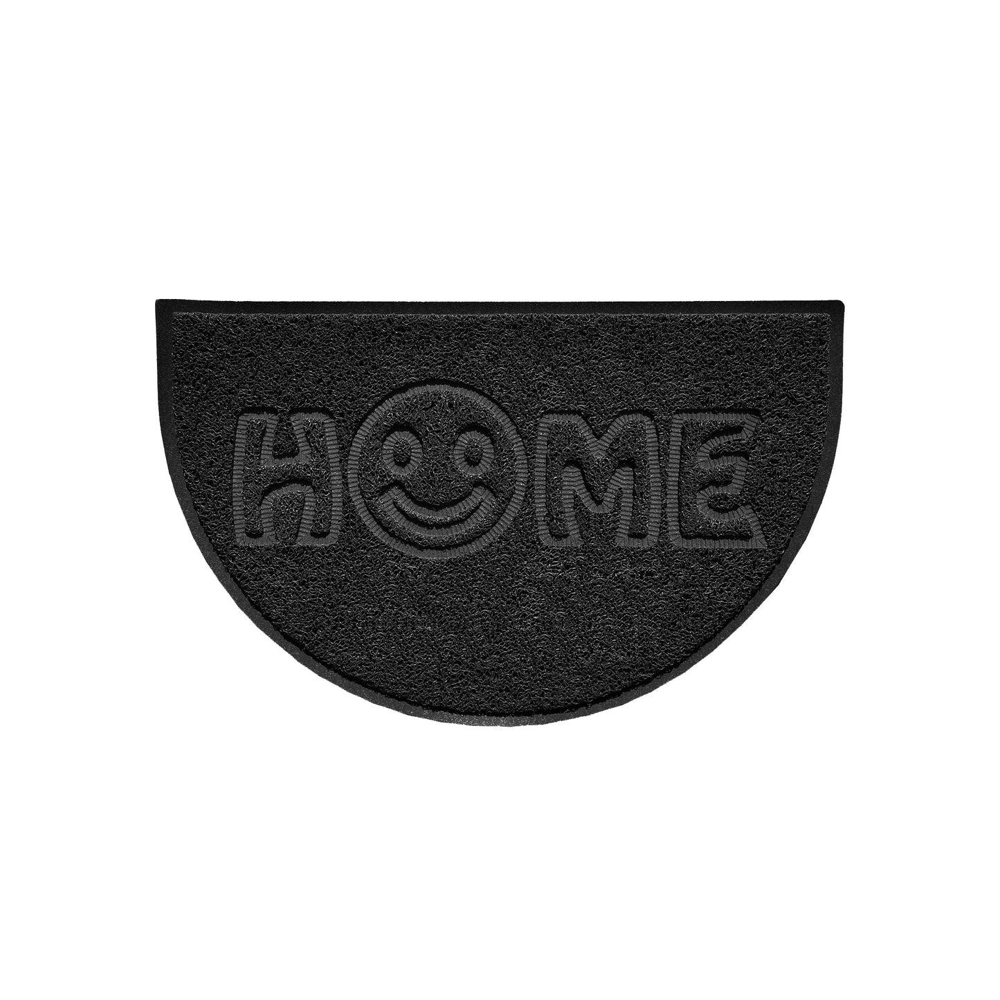 Home Smile Embossed Halfmoon Spaghetti Indoor/Outdoor Doormat