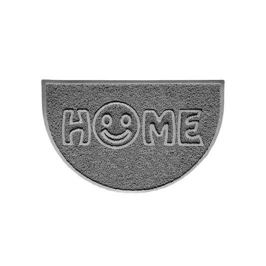 Home Smile Embossed Halfmoon Spaghetti Indoor/Outdoor Doormat