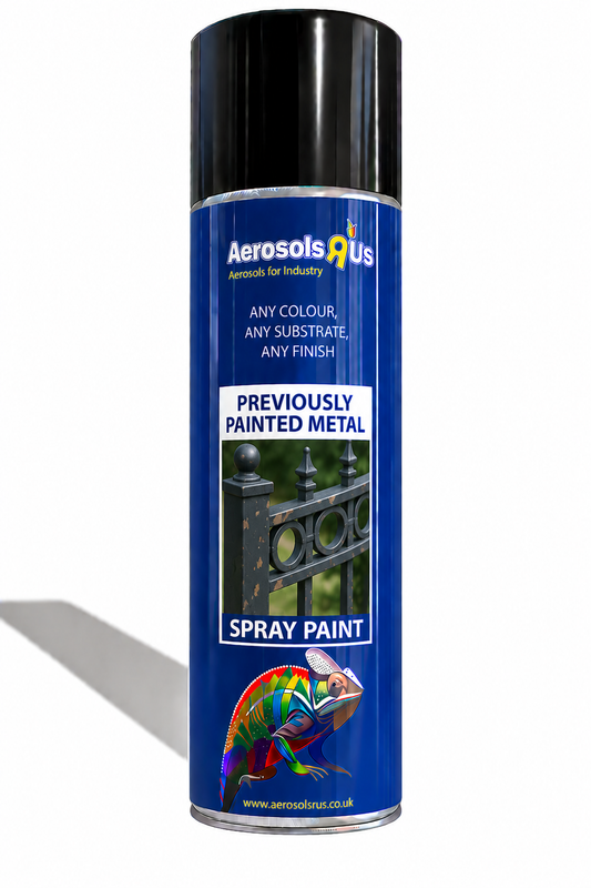 Previously Painted Metal Aerosol