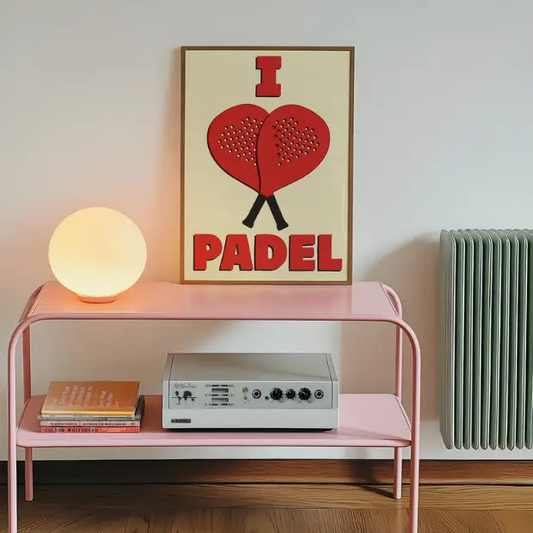 I Love Padel - A5 Print