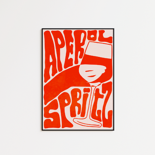 Funky Aperol Typography