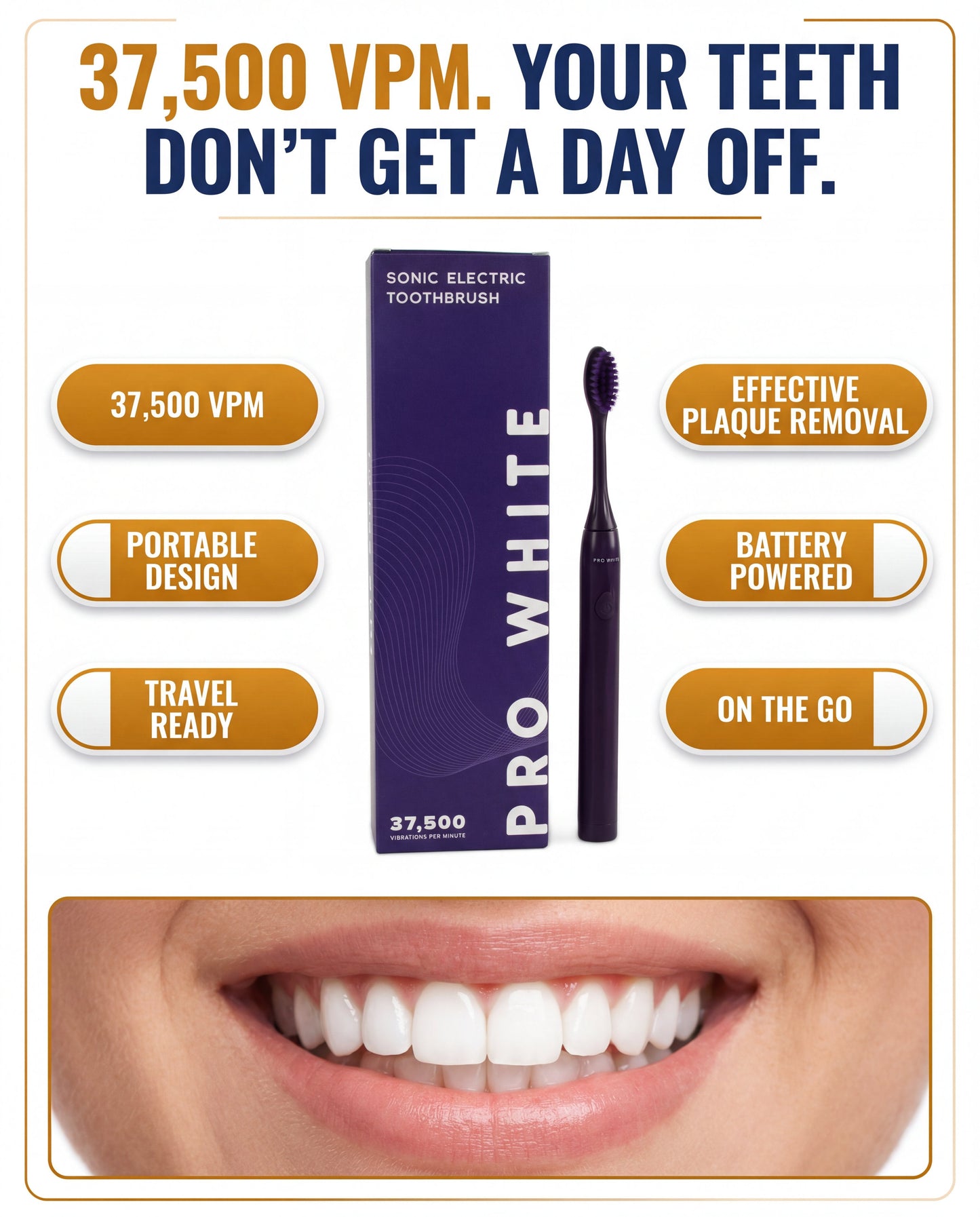 Battery Supply Electric Toothbrush