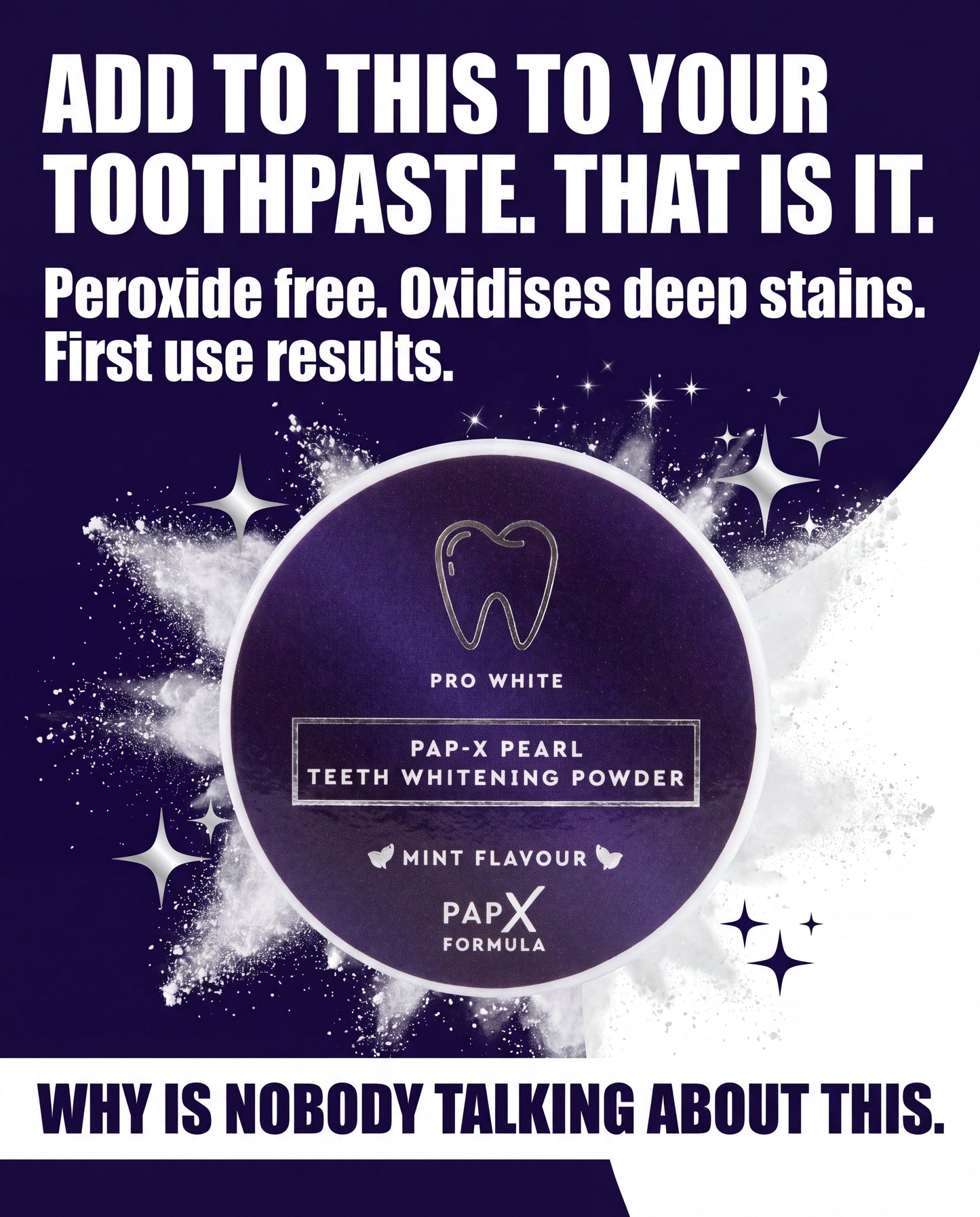 PAP-X™ Teeth Whitening Powder